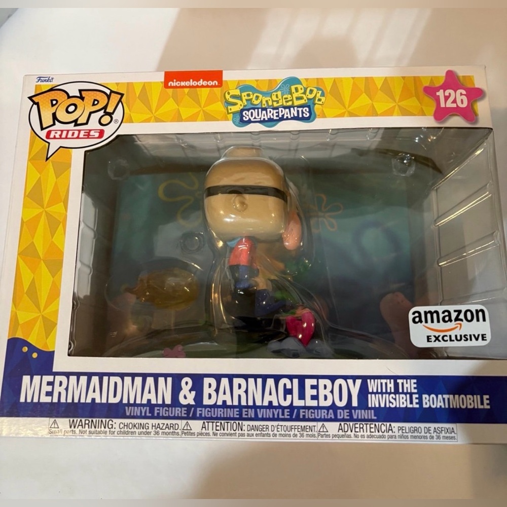 Funko Pop Deluxe Ride #126 SpongeBob SquarePants Brand New - Picture 4 of 7